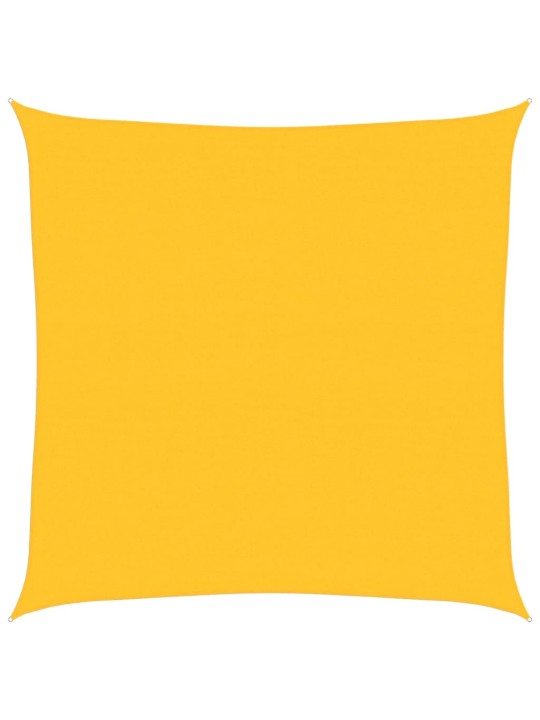 Plachta proti slunci 160 g/m² čtverec žlutá 6 x 6 m hdpe