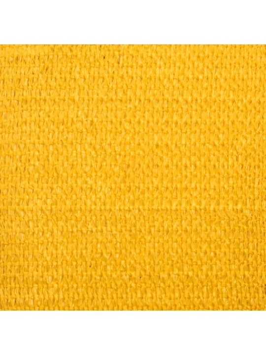 Plachta proti slunci 160 g/m² čtverec žlutá 6 x 6 m hdpe