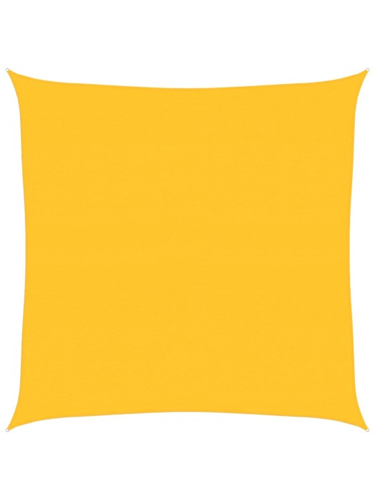 Plachta proti slunci 160 g/m² čtverec žlutá 7 x 7 m hdpe
