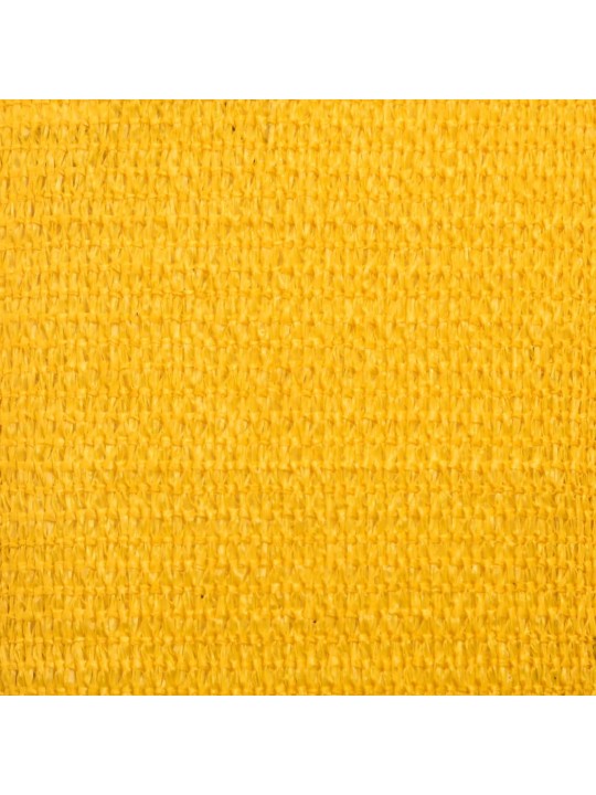Plachta proti slunci 160 g/m² čtverec žlutá 7 x 7 m hdpe