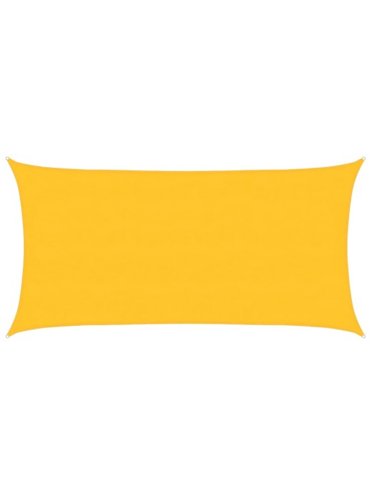 Plachta proti slunci 160 g/m² obdélník žlutá 4 x 7 m HDPE