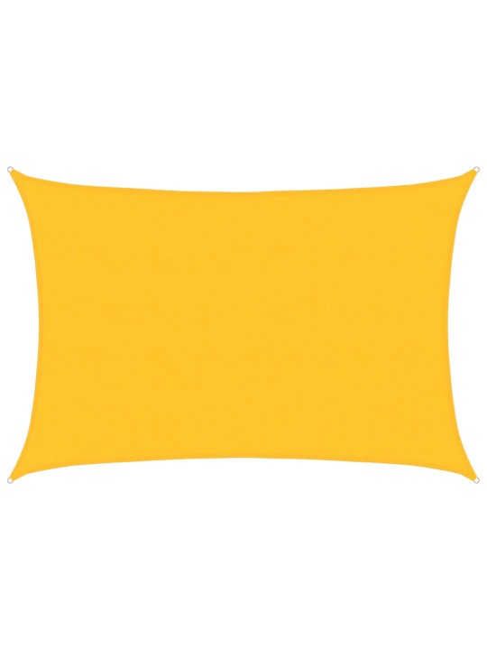 Plachta proti slunci 160 g/m² obdélník žlutá 5 x 6 m hdpe