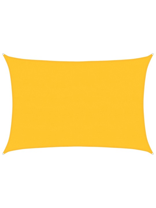 Plachta proti slunci 160 g/m² obdélník žlutá 5 x 7 m HDPE