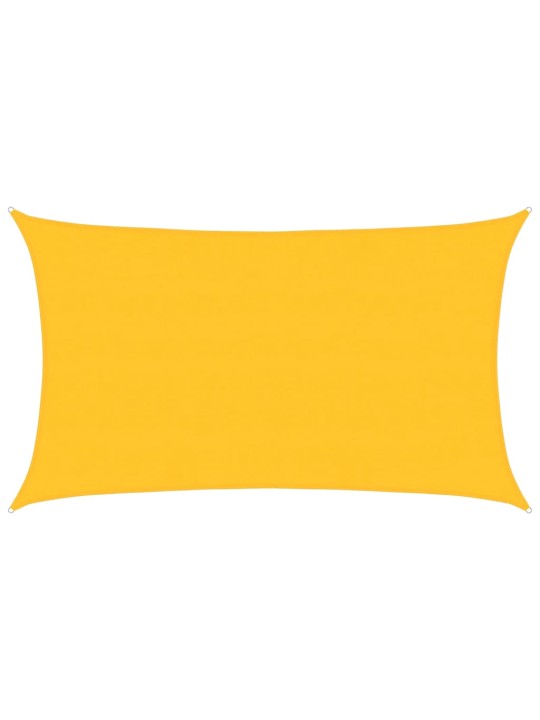 Plachta proti slunci 160 g/m² obdélník žlutá 5 x 8 m hdpe
