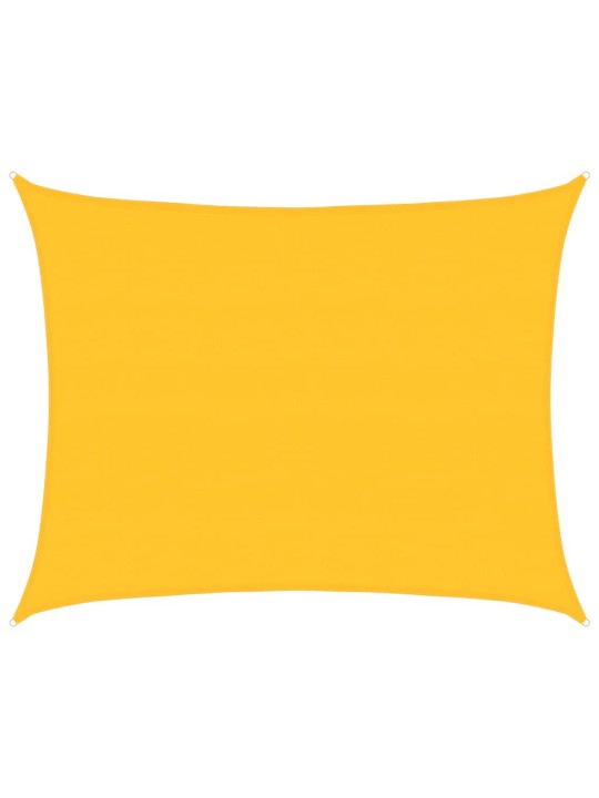 Plachta proti slunci 160 g/m² obdélník žlutá 6 x 8 m hdpe