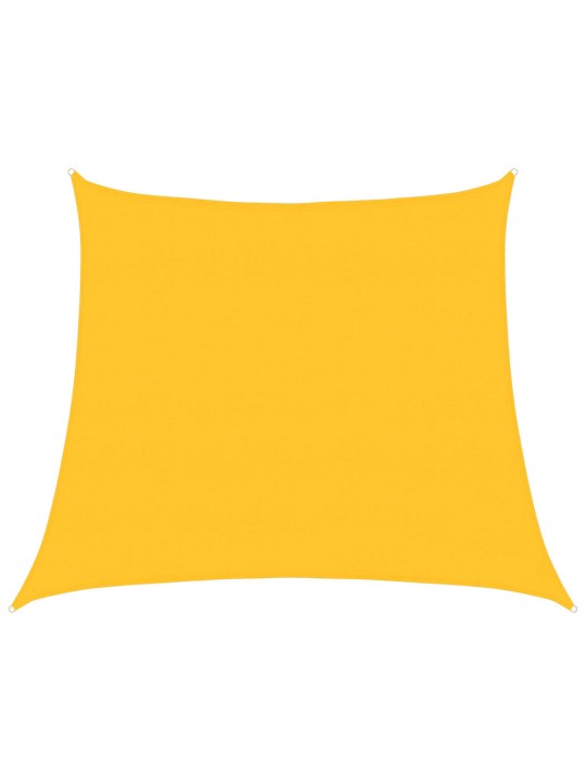 Stínicí plachta 160 g/m² lichoběžník žlutá 4/5 x 4 m hdpe