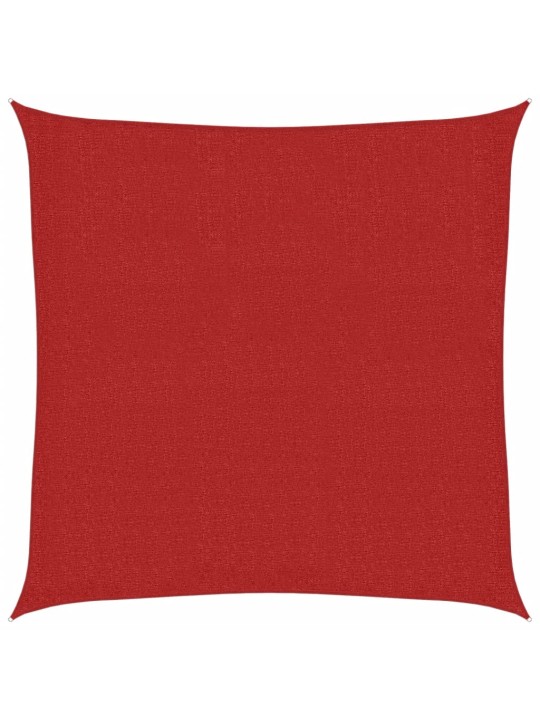 Plachta proti slunci 160 g/m² červená 2,5 x 2,5 m HDPE