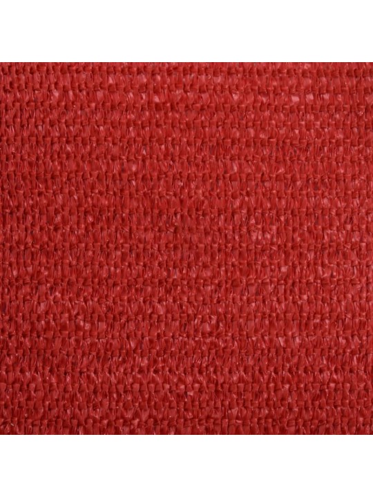 Plachta proti slunci 160 g/m² červená 2,5 x 2,5 m HDPE