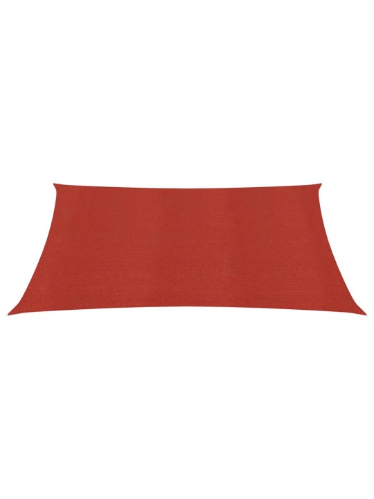 Stínící plachta 160 g/m² červená 3,6 x 3,6 m HDPE