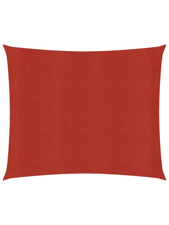 Stínící plachta 160 g/m² červená 4,5 x 4,5 m HDPE