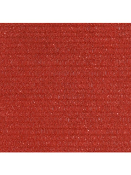 Stínící plachta 160 g/m² červená 4,5 x 4,5 m HDPE