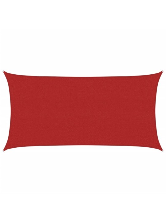 Stínící plachta 160 g/m² červená 2 x 3,5 m HDPE