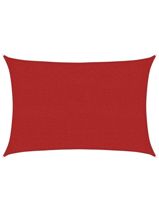 Stínící plachta 160 g/m² červená 2,5 x 3,5 m HDPE