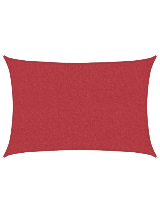 Stínící plachta 160 g/m² červená 2,5 x 4 m hdpe