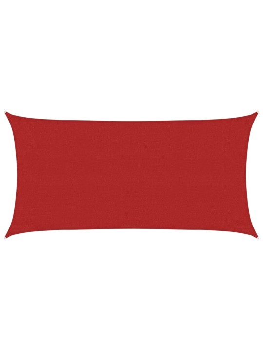 Stínící plachta 160 g/m² červená 3 x 6 m HDPE
