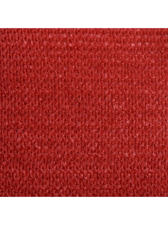 Stínící plachta 160 g/m² červená 3 x 6 m HDPE