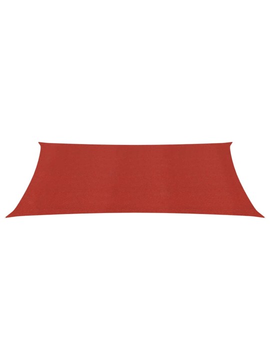 Plachta proti slunci 160 g/m² červená 3,5 x 5 m HDPE