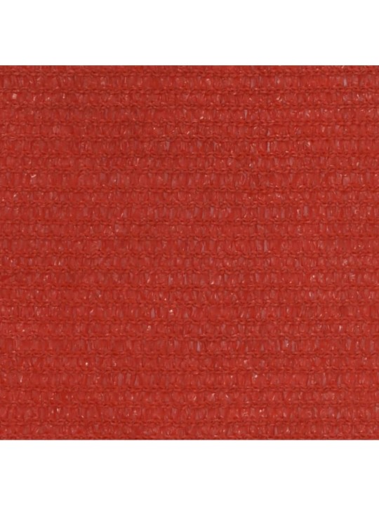 Plachta proti slunci 160 g/m² červená 3,5 x 5 m HDPE