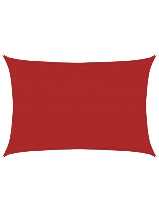 Stínící plachta 160 g/m² červená 4 x 5 m HDPE