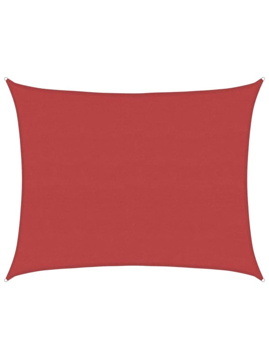 Stínící plachta 160 g/m² červená 6 x 7 m hdpe