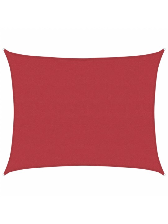 Stínící plachta 160 g/m² červená 6 x 8 m hdpe