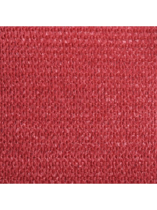 Plachta proti slunci 160 g/m² červená 3 x 4 x 5 m hdpe
