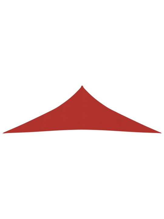 Stínící plachta 160 g/m² červená 3,5 x 3,5 x 4,9 m HDPE