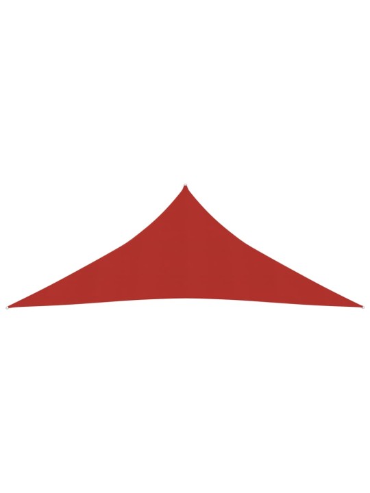Plachta proti slunci 160 g/m² červená 4,5 x 4,5 x 4,5 m HDPE