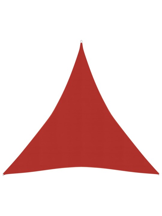 Stínící plachta 160 g/m² červená 5 x 6 x 6 m HDPE