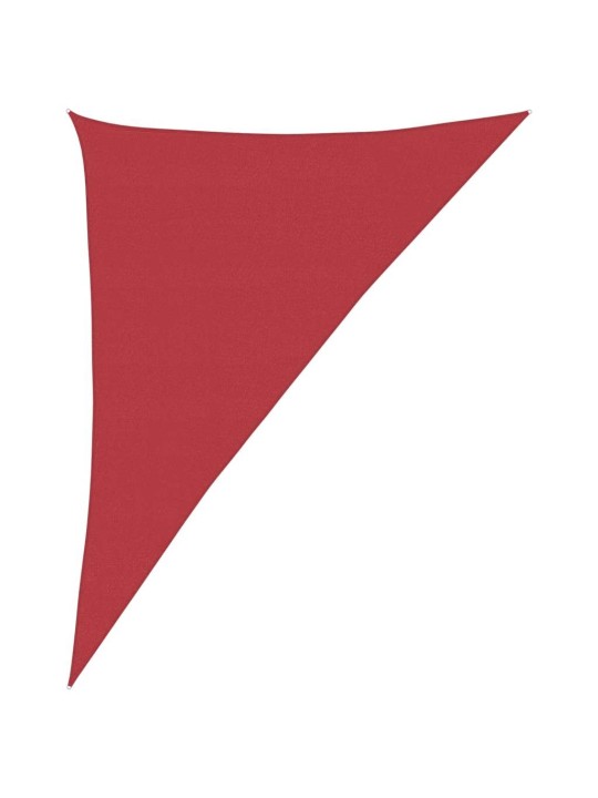 Plachta proti slunci 160 g/m² červená 4 x 5 x 6,8 m hdpe