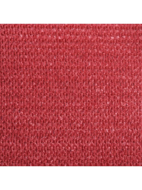 Plachta proti slunci 160 g/m² červená 4 x 5 x 6,8 m hdpe