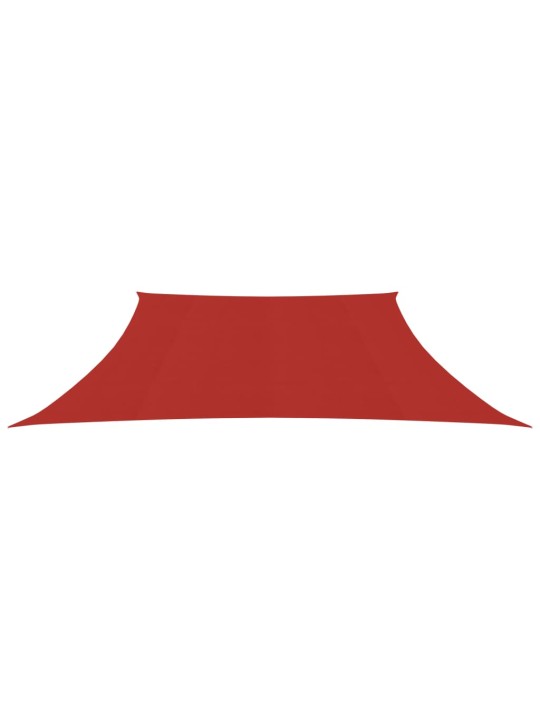 Stínící plachta 160 g/m² červená 3/4 x 2 m HDPE