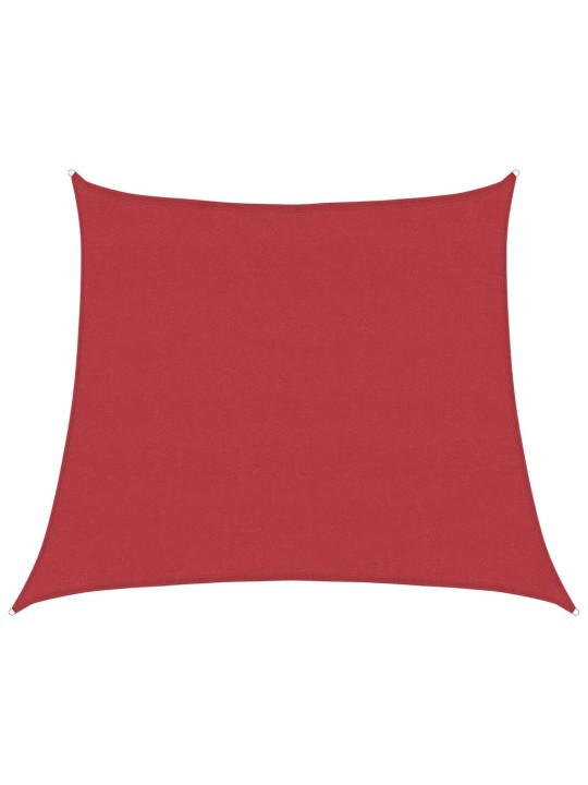 Plachta proti slunci 160 g/m² červená 4/5 x 4 m hdpe