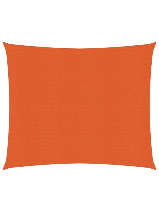 Stínící plachta 160 g/m² oranžová 3,6 x 3,6 m HDPE
