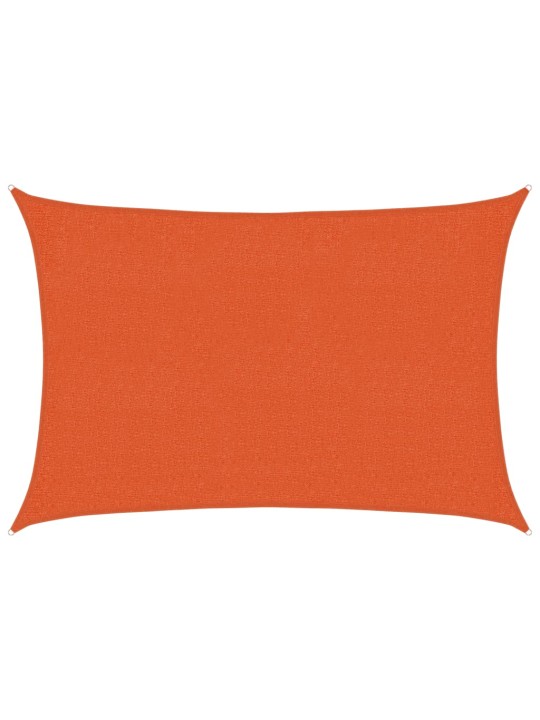 Stínící plachta 160 g/m² oranžová 2 x 2,5 m hdpe