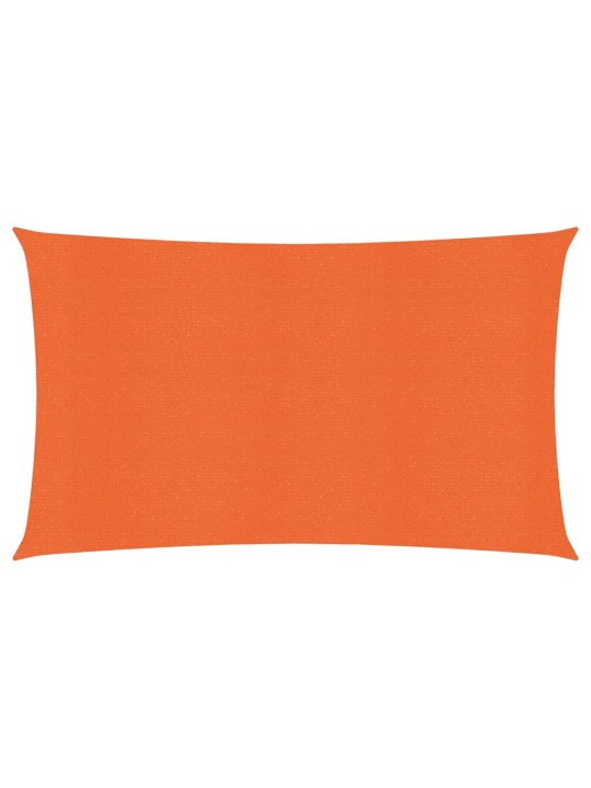 Stínící plachta 160 g/m² oranžová 2 x 5 m HDPE