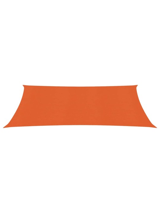 Stínící plachta 160 g/m² oranžová 2 x 5 m HDPE