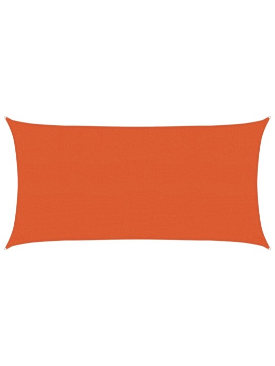 Stínící plachta 160 g/m² oranžová 2,5 x 4,5 m hdpe