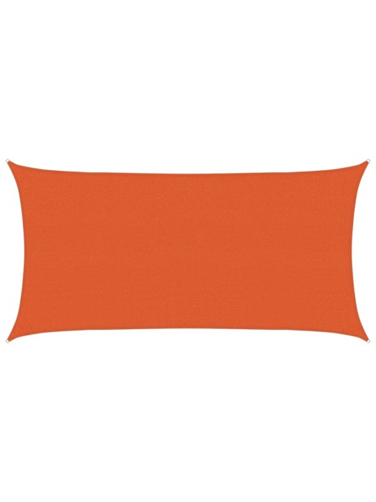 Stínící plachta 160 g/m² oranžová 2,5 x 5 m hdpe