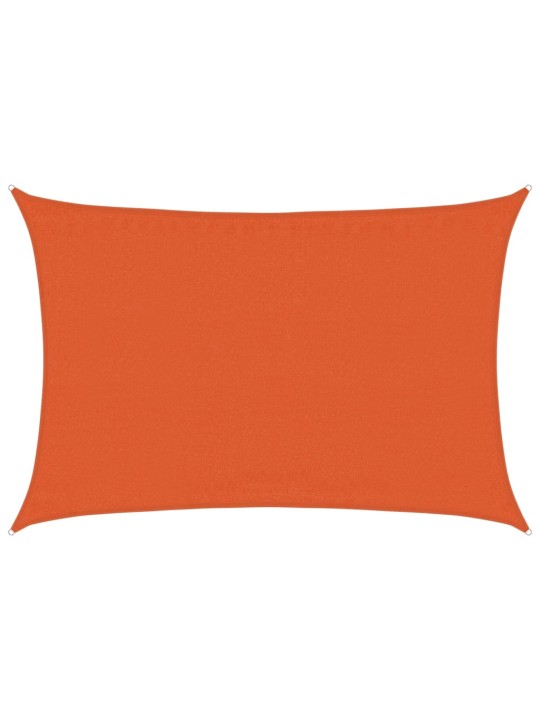 Stínící plachta 160 g/m² oranžová 3,5 x 4,5 m hdpe