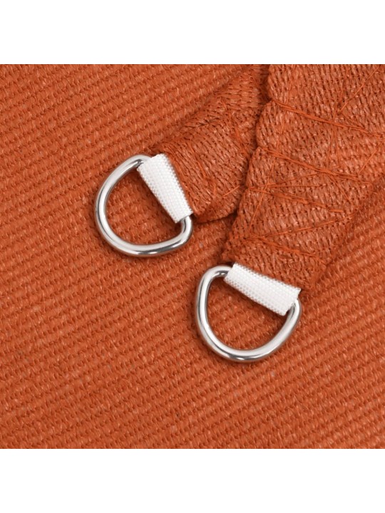 Stínící plachta 160 g/m² oranžová 3,5 x 4,5 m hdpe