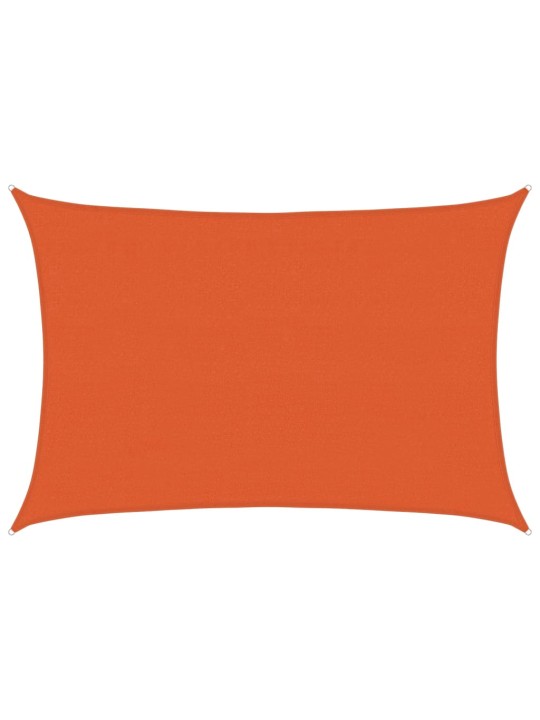 Stínící plachta 160 g/m² oranžová 3,5 x 5 m hdpe