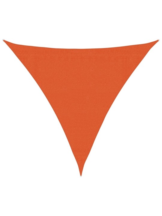 Stínící plachta 160 g/m² oranžová 3 x 3 x 3 m hdpe