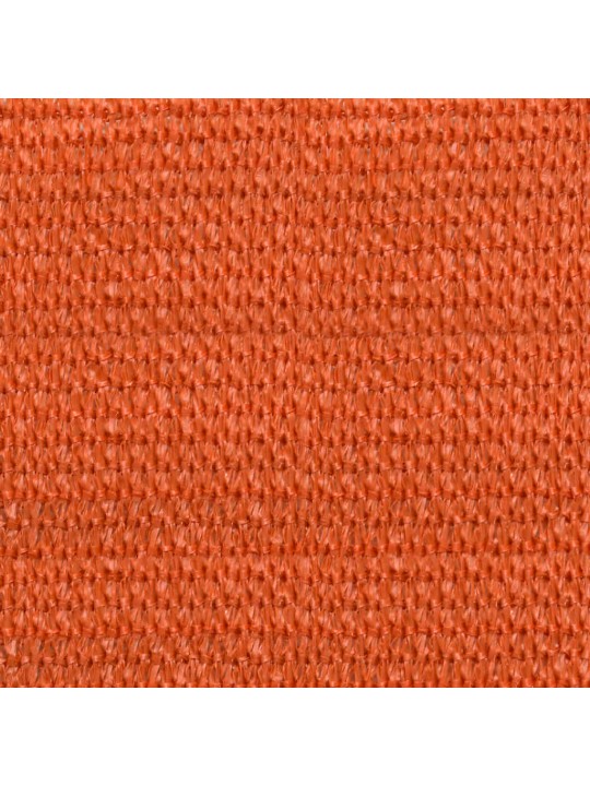 Stínicí plachta 160 g/m² trojúhelník oranžová 3 x 4 x 4 m hdpe