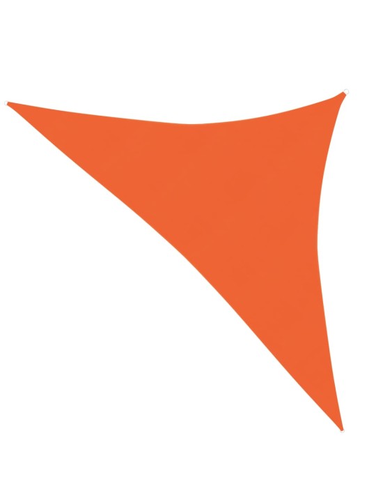 Stínící plachta 160 g/m² oranžová 3,5 x 3,5 x 4,9 m HDPE