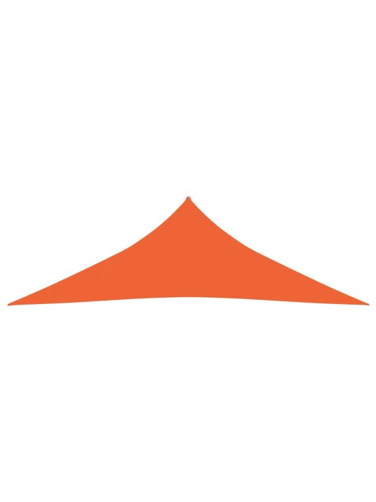 Stínící plachta 160 g/m² oranžová 3,5 x 3,5 x 4,9 m HDPE