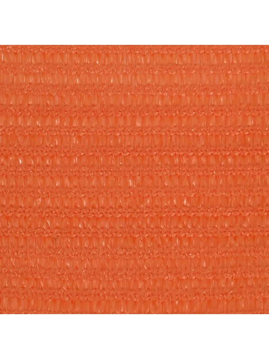 Stínící plachta 160 g/m² oranžová 3,5 x 3,5 x 4,9 m HDPE