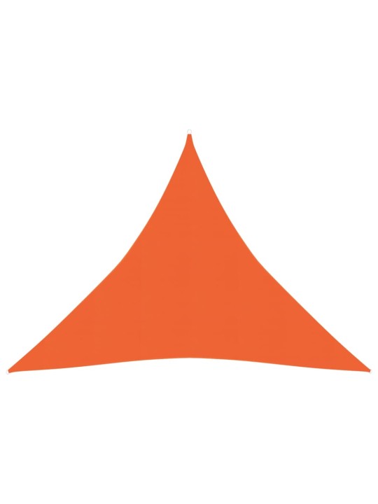 Stínící plachta 160 g/m² oranžová 4 x 4 x 4 m HDPE