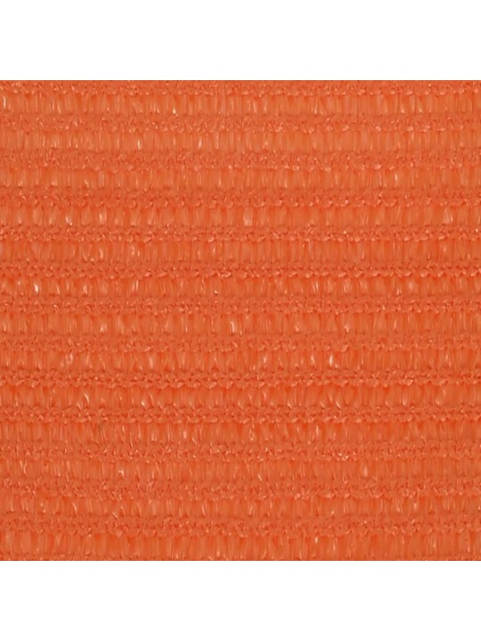 Stínící plachta 160 g/m² oranžová 4 x 4 x 4 m HDPE
