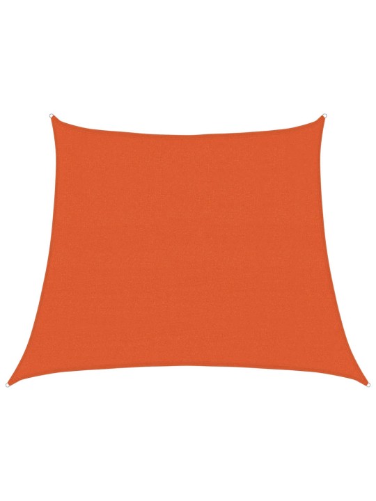 Stínicí plachta 160 g/m² lichoběžník oranžová 3/4 x 3 m hdpe